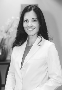 Dr. Jessica Emard in black and white