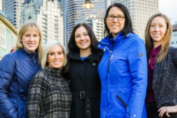 Team out front of dental office